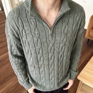 Preston Textured Knit Sweatshirt